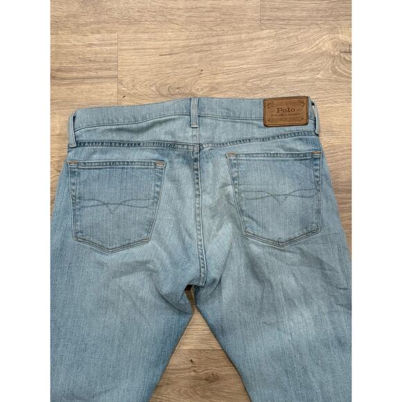 Polo Ralph Lauren Jeans Mens 32x30 Blue Denim Varick Slim Straight - Picture 9 of 10
